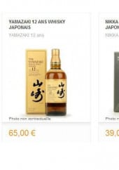 Menu La Part des anges - Les alcools et spiritueux