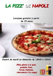 Menu La Pizz' di Napoli - Carte et menu La Pizz' di Napoli Aubagne