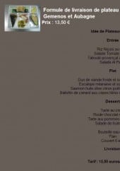 Menu Saveurs du sud - Les formules