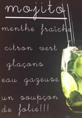 Menu La cour - Le mojitos