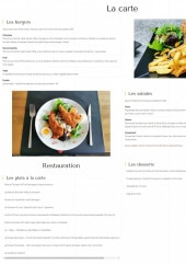 Menu Le Café Castillon - Les burgers, salades, ...