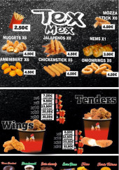 Menu Le Classico - Tex mex, wings et tenders