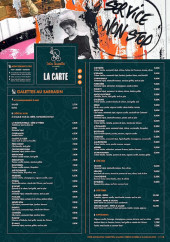 Menu Tata Suzette - La carte