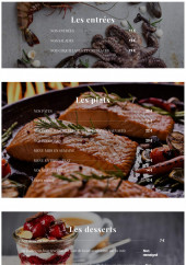 Menu Le Scoop - Les plats à la carte