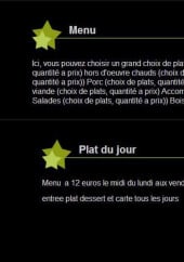 Menu Auberge Silvacana - Le menu et plat du jour