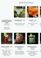 Menu Le Jaï's - Les cocktails