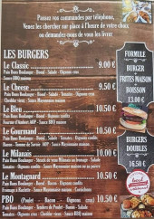 Menu Notre cuisine à nous - Les burgers
