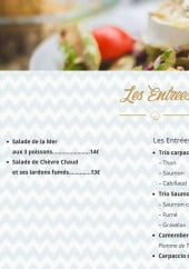 Menu Aux Bons Sens - entrées