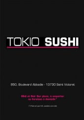 Menu Tokio Sushi - Carte et menu tokio sushi St Victoret