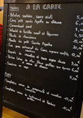 Menu Le Petit Sainte Agathe - L'ardoise