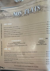 Menu La Brasserie de Cadolive - Les plats