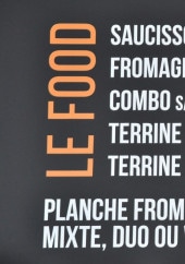 Menu Au Fût et à mesure - Les planches