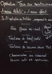 Menu Café De Caen - Le menu à 30€