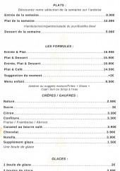 Menu GreenHouse - La carte