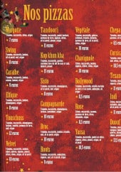 Menu L'Abracadabra - Les pizzas
