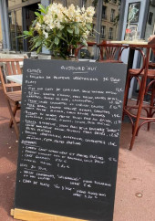Menu L'Hédoniste - Exemple de menu