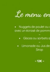 Menu Une Cuillère Carrée - Menu enfant