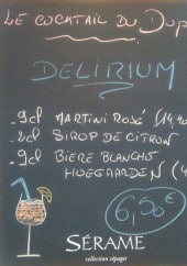 Menu Le Duplex - Les cocktails