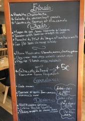 Menu Le Nathaniel'S - Exemple de menu