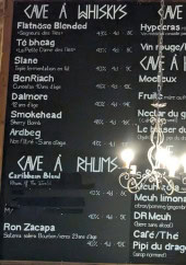 Menu Le Valhalla - La carte