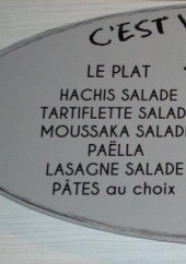 Menu O resto d'Ifs - Las plat, dessert et boissons
