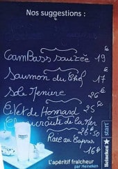 Menu L’etoile De mer - Les suggestions 