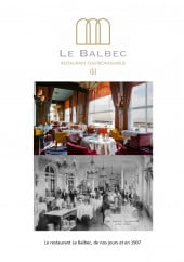 Menu Le Balbec - Carte et menu Le Balbec Cabourg