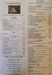 Menu La Colomb'auge - Les galettes, crêpes et coupes glacées,...