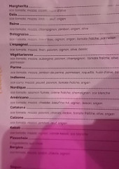 Menu Le Bistrot de Balleré - La carte