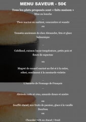 Menu Le bréard - Le menu saveur