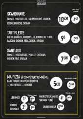 Menu Cora Cafétéria - Les scandinaves, tartiflettes et santiago,...