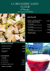 Menu La Brasserie - Les plats, boissons, ...