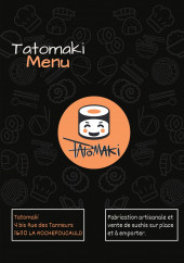 Menu Tato Maki - Carte et menu Tato Maki La Rochefoucauld en Angoumois
