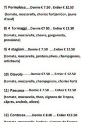Menu Made in italy - Les pizzas base tomate page 2