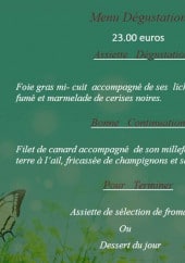 Menu Le Lavalette - menu degustation