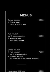 Menu Maison Marin - Menus