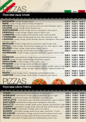 Menu La Sirena - Les pizzas