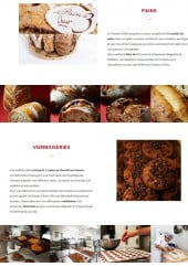 Menu Le grenier à pain - Les pains et viennoiseries