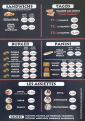Menu O Kebab Tacos - Les sandwichs, burgers, ...