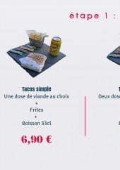 Menu Letacos.com - Les tacos