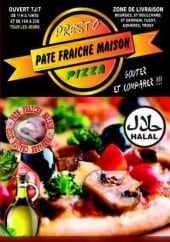 Menu Presto Pizza - Carte et menu Presto Pizza  Bourges