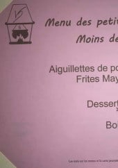 Menu Auberge du Vieux Domaine - menu enfant