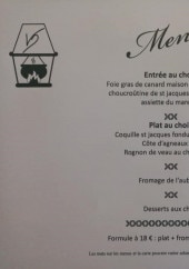 Menu Auberge du Vieux Domaine - Le menu à 26€