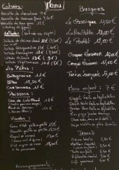 Menu Enjoy Bowling - Entrées, salades, viandes,...