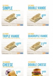 Menu New Kebab - Les tacos; burgers, ...