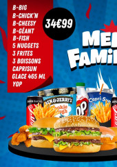 Menu Point B - Menu familial