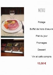 Menu Au Vieux Manoir - Menus