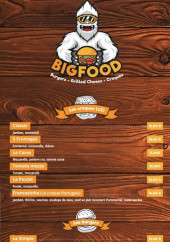 Menu Big Food - Les croques et burgers