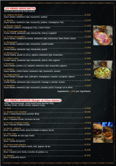 Menu Fresh Fast Food - Les menus bruschettas et burgers