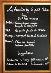 Menu Le Petit Matieu - L'ardoise